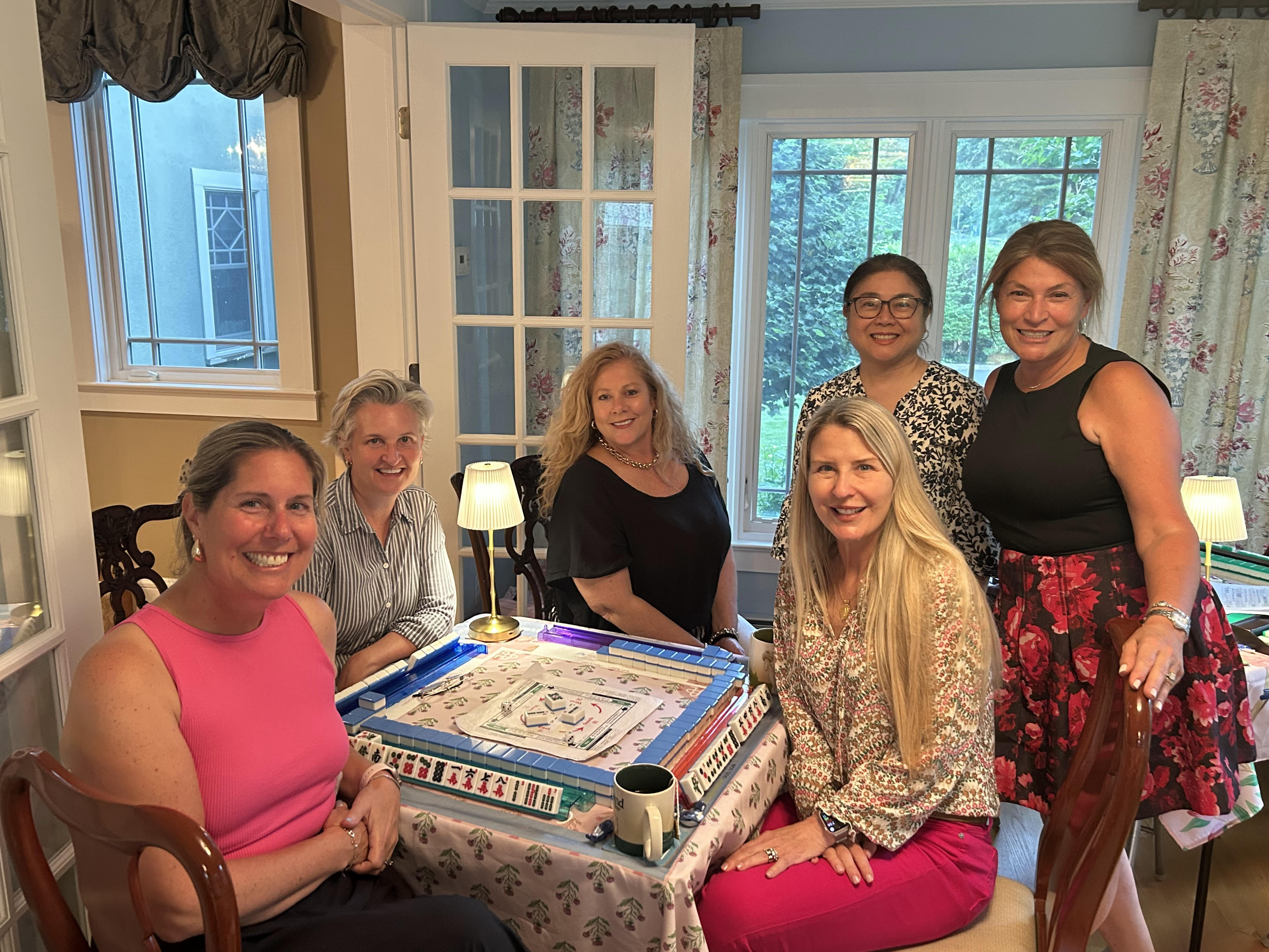 Westfield friends playing mahjong